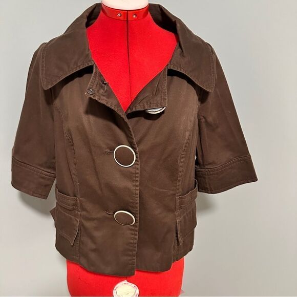 Cato brown jacket. Size large - Picture 3 of 5